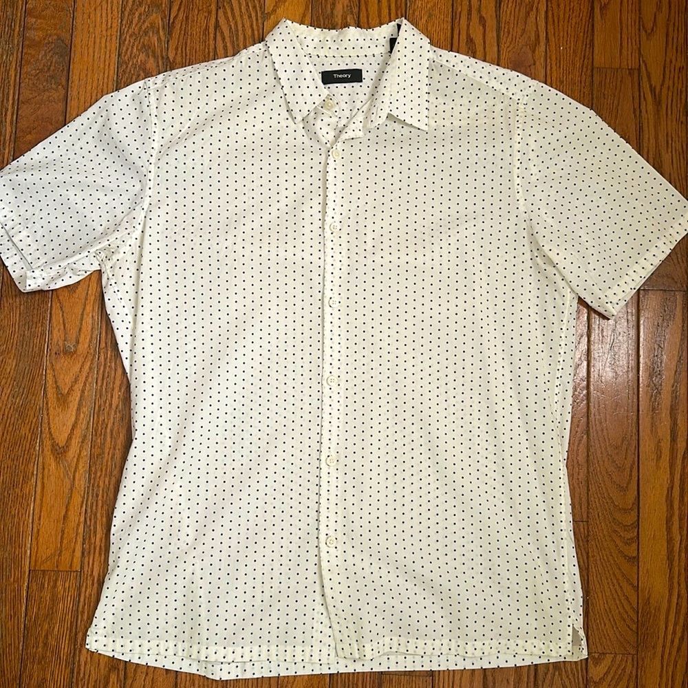 Mens Theory button up shirt